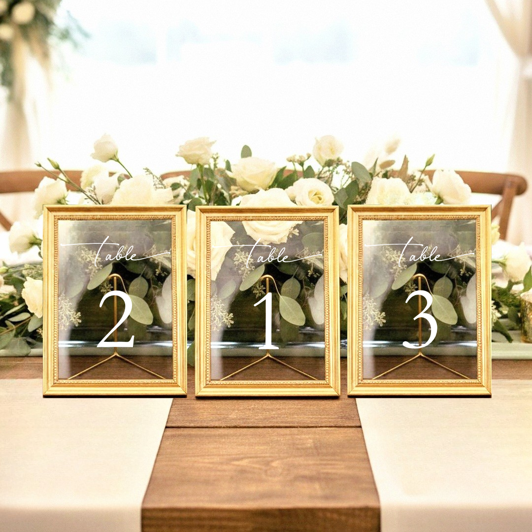 Sticker personnalisé numéro de table - Mariage & Événement