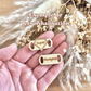 Bijoux de chaussures en bois personnalisables - Cadeau mamie