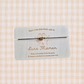 Carte bracelet message cadeau Maman