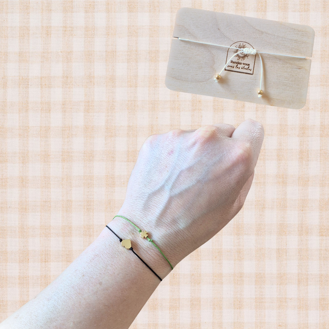 Carte bracelet message cadeau Maman
