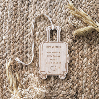 Étiquette personnalisée pour bagage