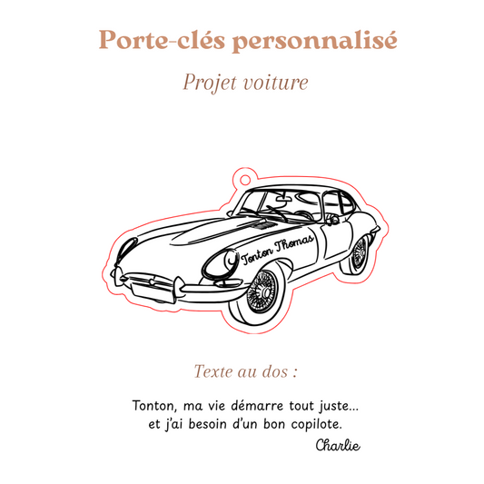 Porte-clés personnalisé