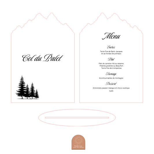 11 menus sur-mesure Alexandre & Nicolas