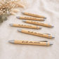 Stylo en bois personnalisé - Mariage - Quantité minimum 10