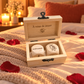 Coffret de dés en bois - Jeu romantique sur mesure