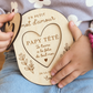 Carte surprise en bois personnalisée - Cadeau Papy