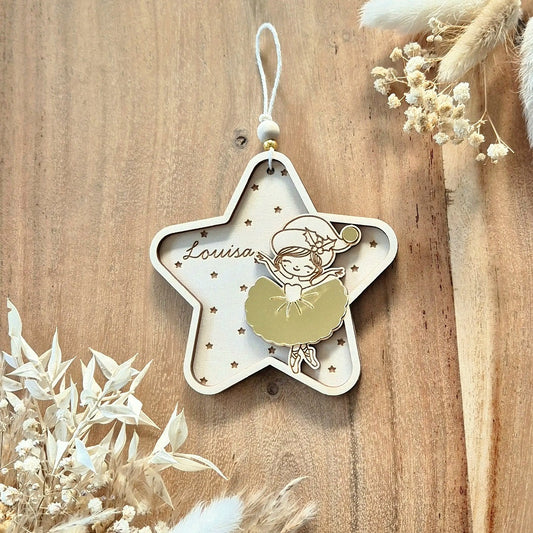Suspension étoile & danseuse personnalisé