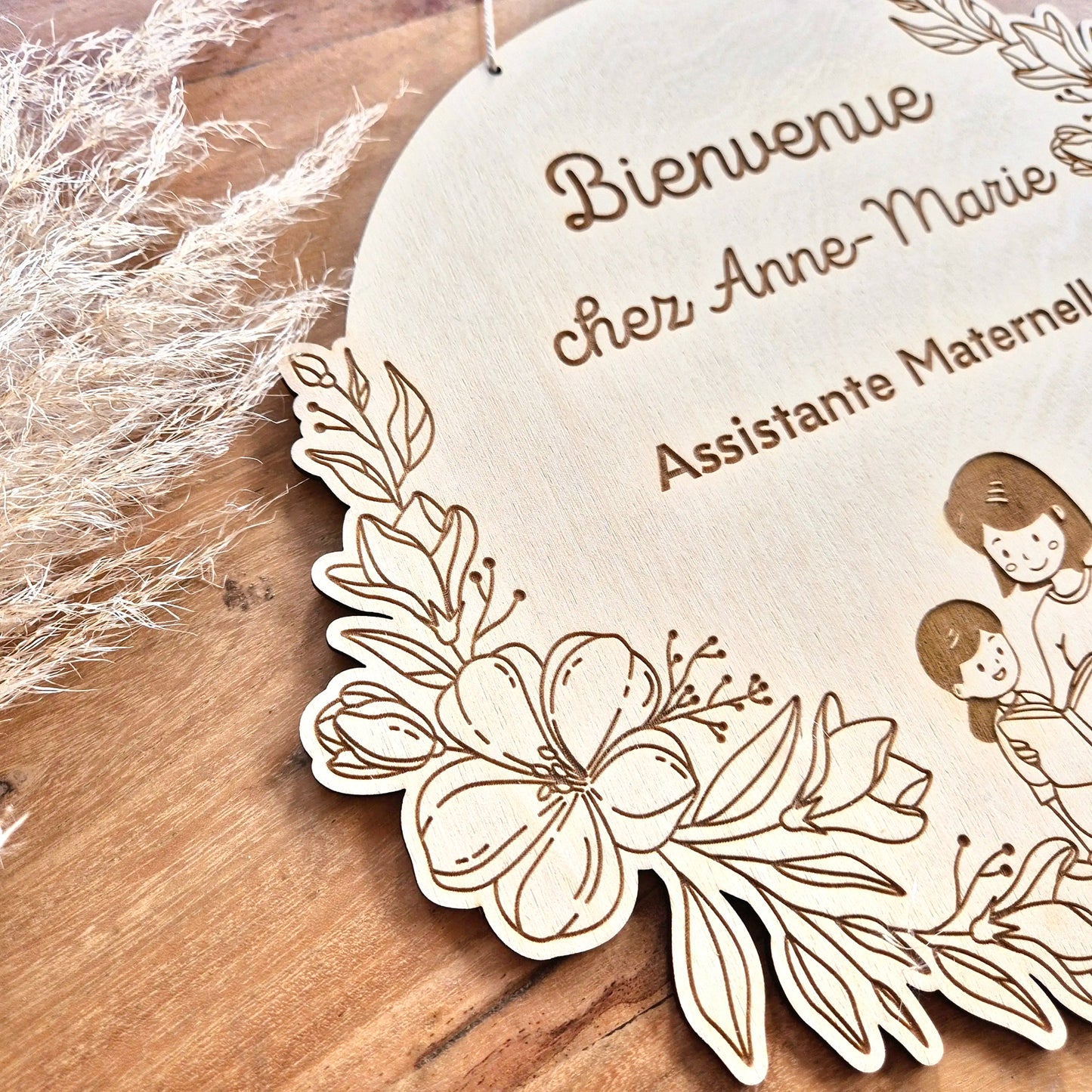 Pancarte personnalisée sur mesure - Assistante maternelle