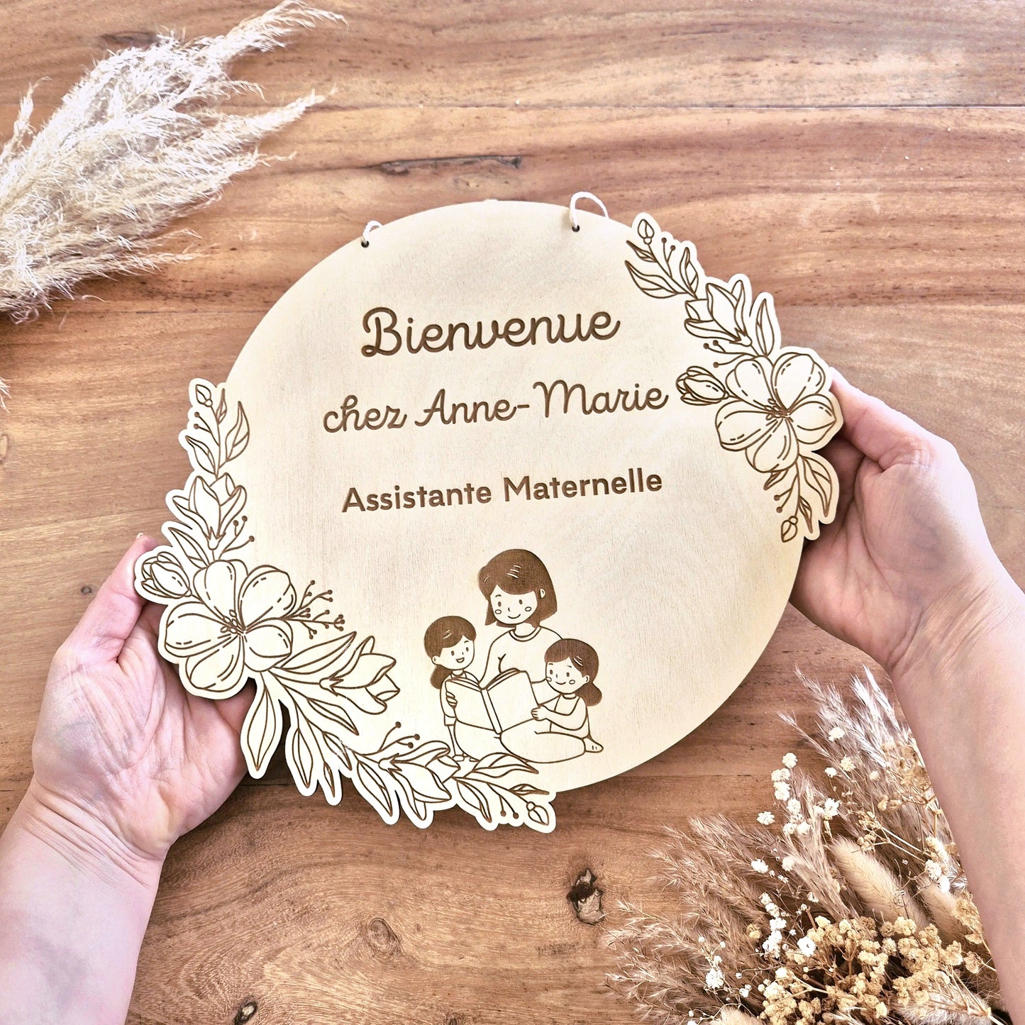 Pancarte personnalisée sur mesure - Assistante maternelle