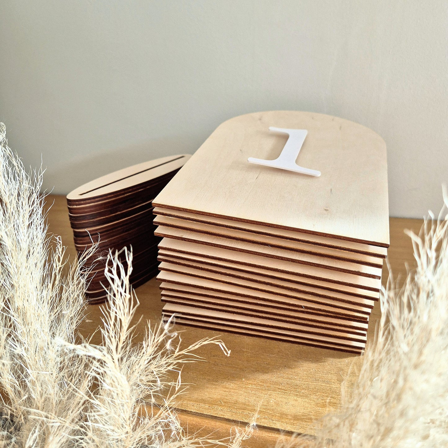 Numéros de table en bois pour professionnels – Mariage & Événements