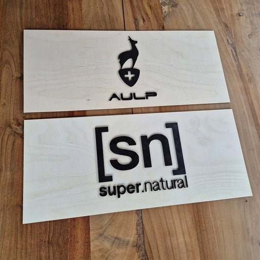 Pancartes en bois sur-mesure pour boutique