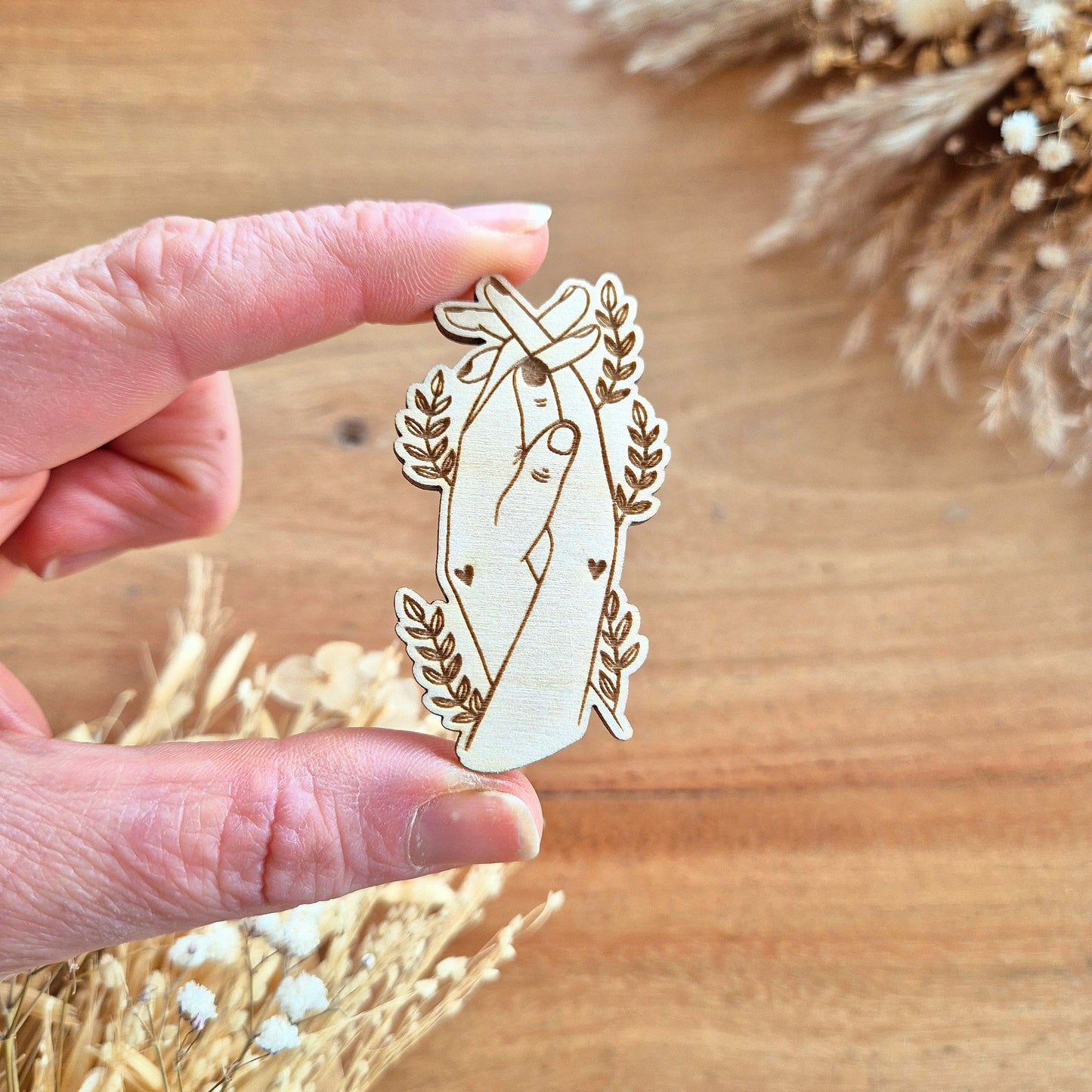 Magnet mains enlacées - Collection amour