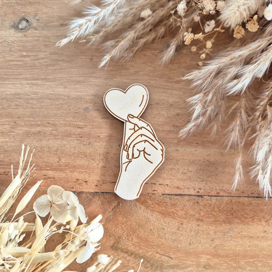 Magnet main coeur - Collection amour