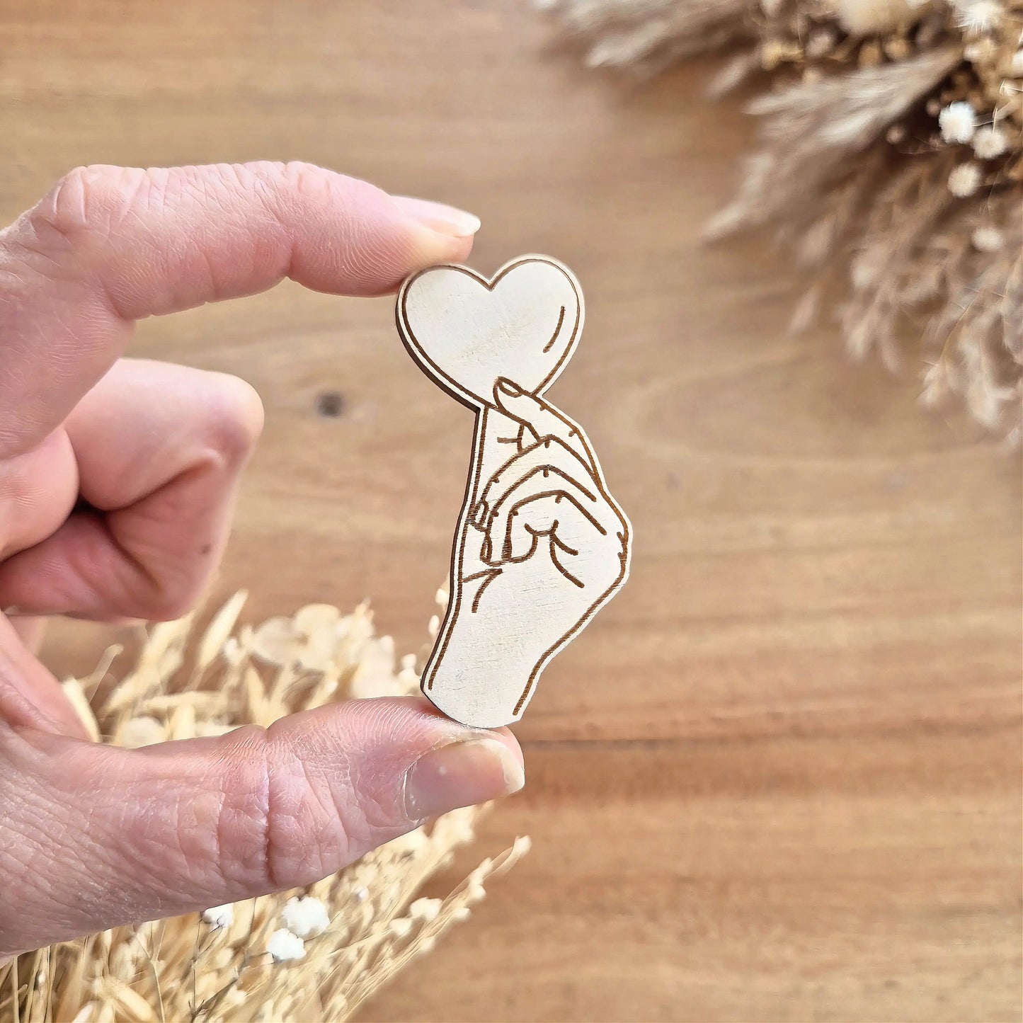 Magnet main coeur - Collection amour