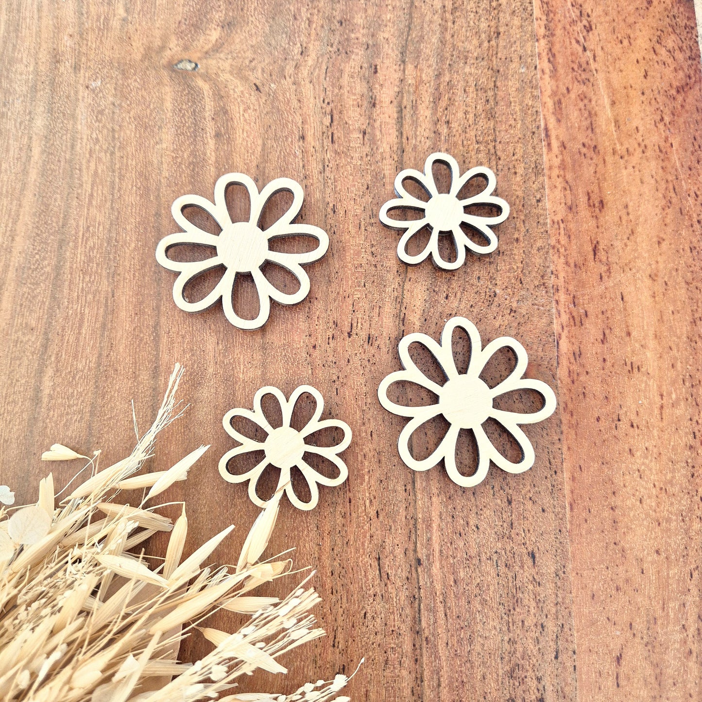 Lot de 4 magnets marguerites