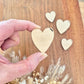 Lot de 4 magnets coeurs