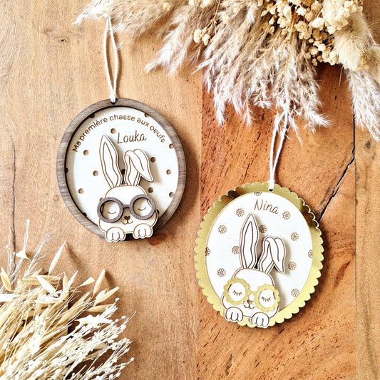 Suspension ou magnet lapinou personnalisé(e)