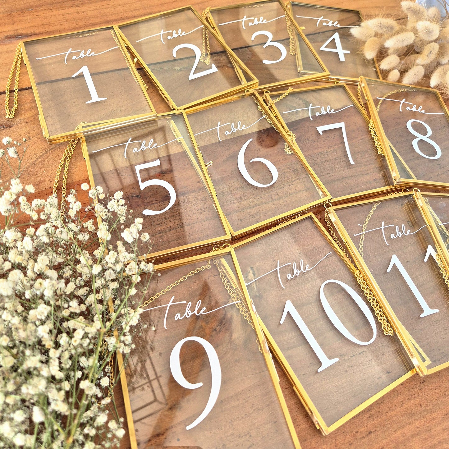 Stickers numéros de table sur-mesure - Mariage & Événements
