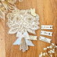 Bouquet éternel en bois personnalisé