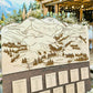 Plan de table mariage sur mesure - Montagnes Tignes
