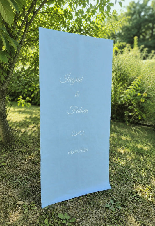 Tissu mariage Ingrid & Fabien