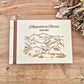 Livre d'or en bois personnalisé sur mesure - Montagnes