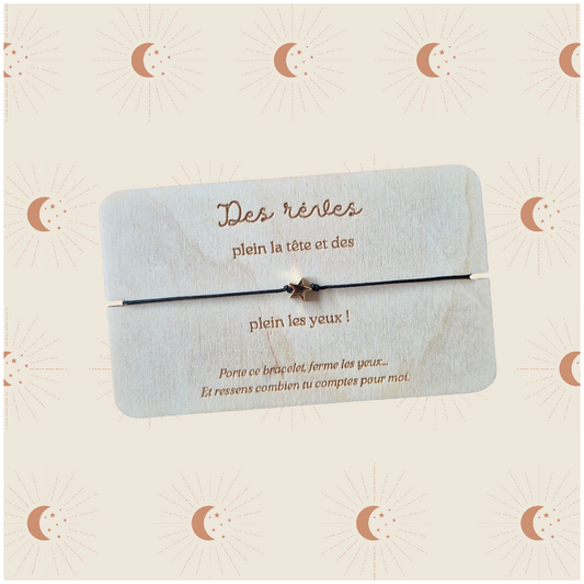 Carte bracelet message inspirant cadeau