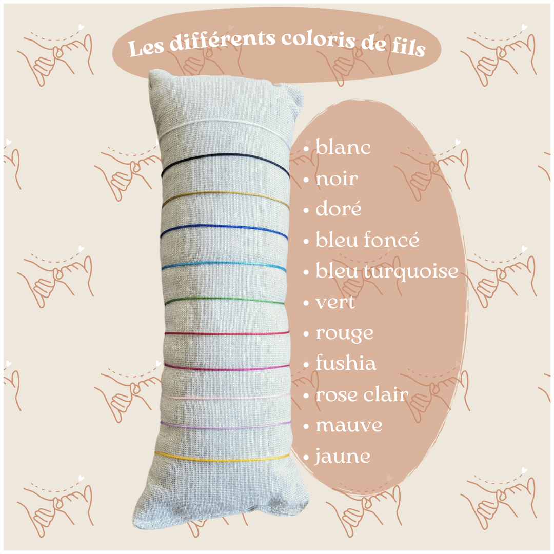 Carte bracelets coeurs cadeau duo toi et moi