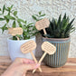 Décoration pour plante - Message personnalisable