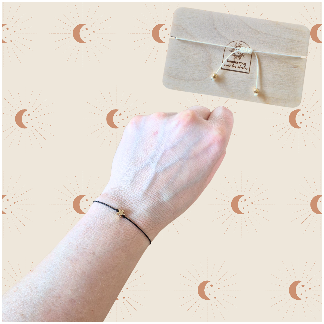 Carte bracelet message inspirant cadeau