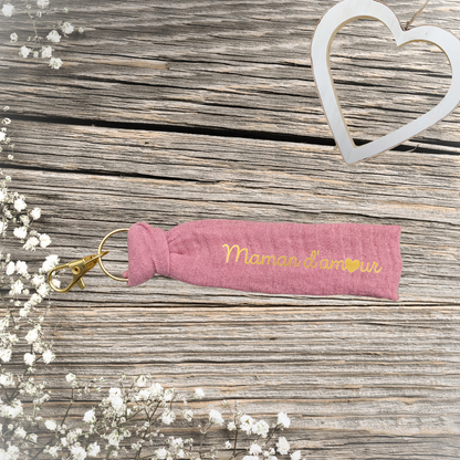 Porte-clés Maman d'amour personnalisable